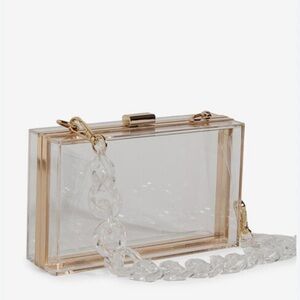 Acrylic clear evening bag